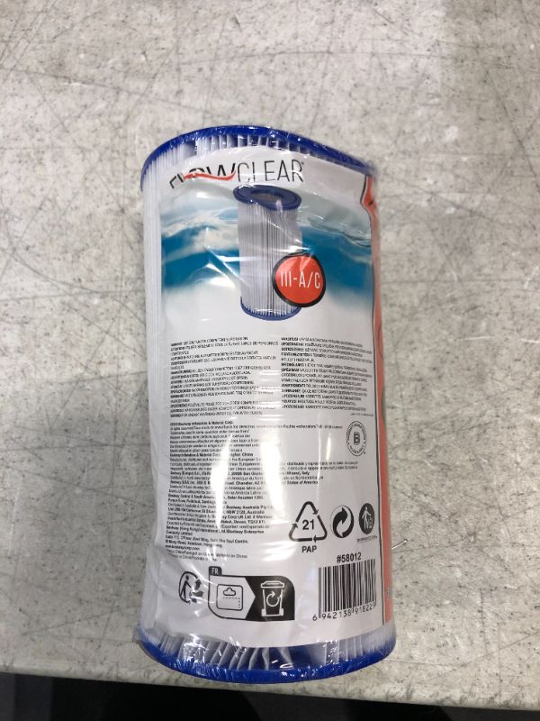 Photo 1 of DONGERMAER Pool Filter Cartridges Type A C - Type III/A Outdoor Swimming Pool Filter Pump Replacement Cartridge Filter Type A and C, Cartridge Accessory for Use in 500/800/1500 Gallon Filter Pumps