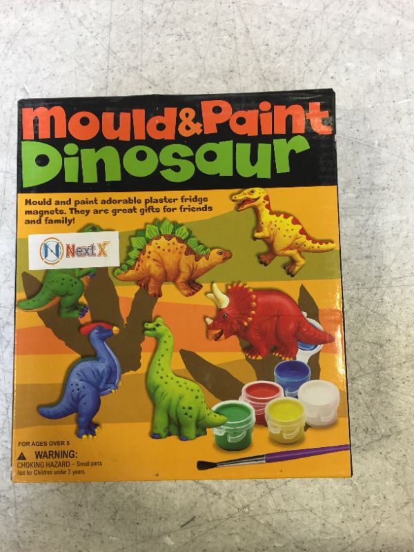 Photo 2 of Aviaswin Dinosaur Painting Kit for Kids, Arts and Crafts for Kids Ages 6-8, 8-12, 6 Dino Figurines Playset, Gifts for Boys and Girls packaging may vary
