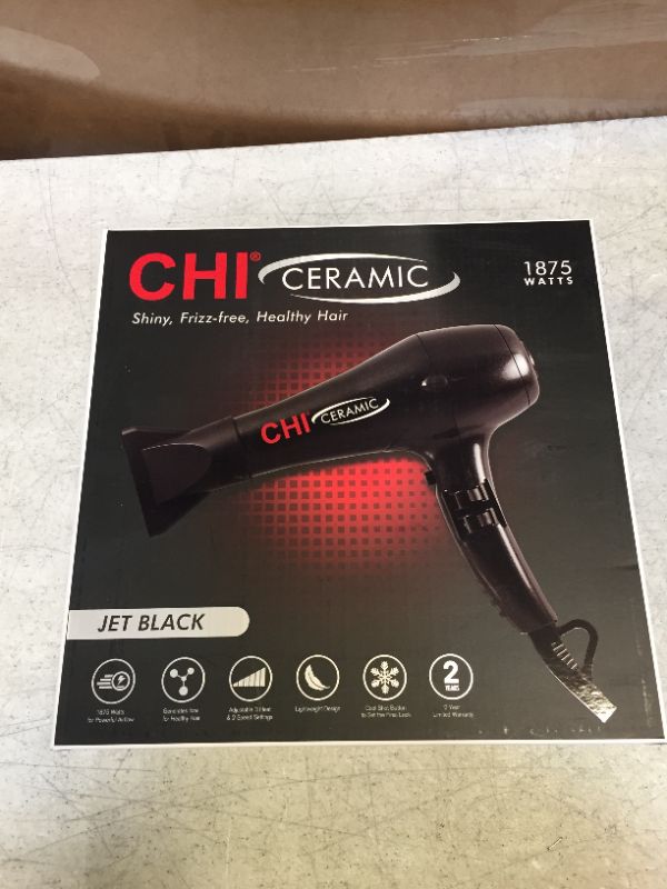 Photo 2 of CHI Ceramic Hair Dryer in Black