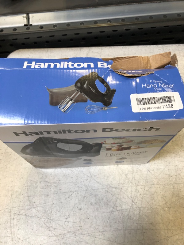 Photo 2 of Hamilton Beach 6-Speed Hand Mixer - Black