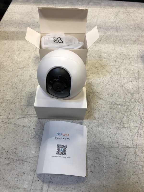 Photo 2 of Security Camera 2K, blurams Baby Monitor Dog Camera 360-degree for Home Security w/ Smart Motion Tracking, Phone App, IR Night Vision, Siren, Works with Alexa & Google Assistant & IFTTT, 2-Way Audio
