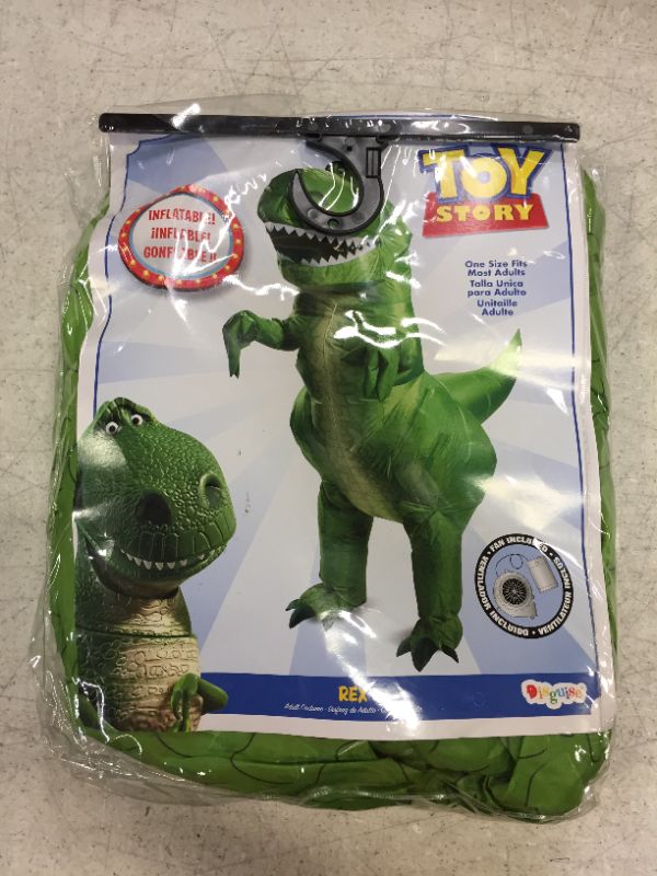 Photo 2 of Disguise Disney Toy Story 4 Rex Inflatable Adult Costume