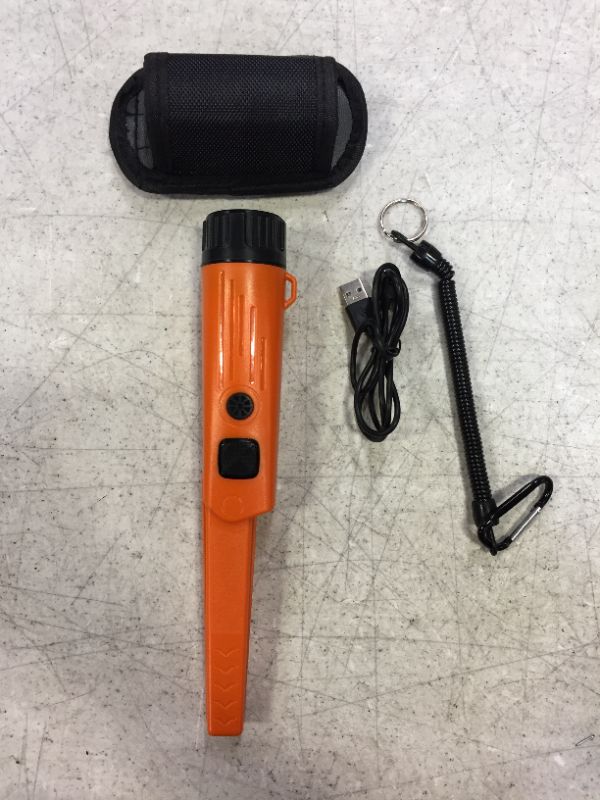 Photo 2 of Metal Detector Pinpointer, Professional IP66 Waterproof Handheld Pin Pointer Wand with Rechargeable 9V Battery and LED Light , Search Treasure Pinpointing Finder Probe for Adults Kids
