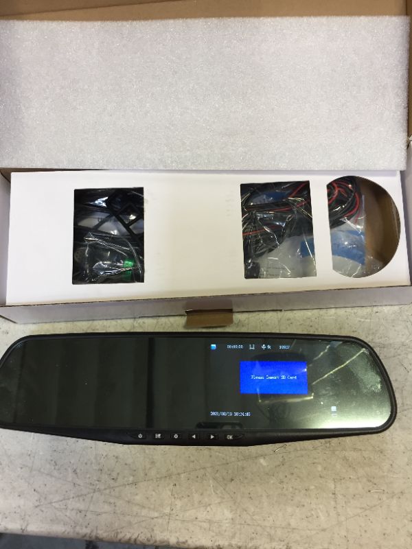 Photo 1 of Car DVR Rear view Mirror Video Recroder 4.3" inch Car Camera Dual lens Cam night