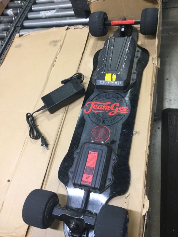 Photo 3 of Teamgee H20T Electric Skateboard With Rubber Wheels
