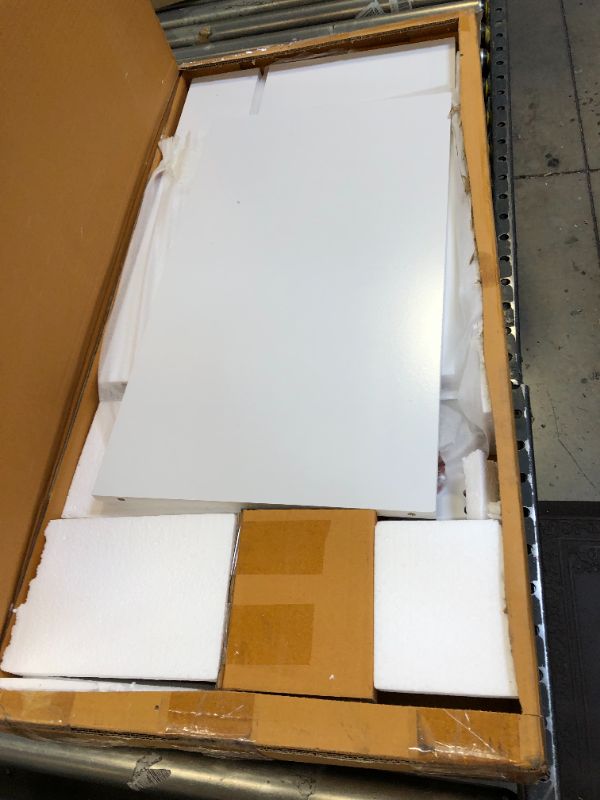 Photo 3 of Amazon Basics Modern 5-Tier Ladder Bookshelf Organizer, Solid Rubberwood Frame - White
