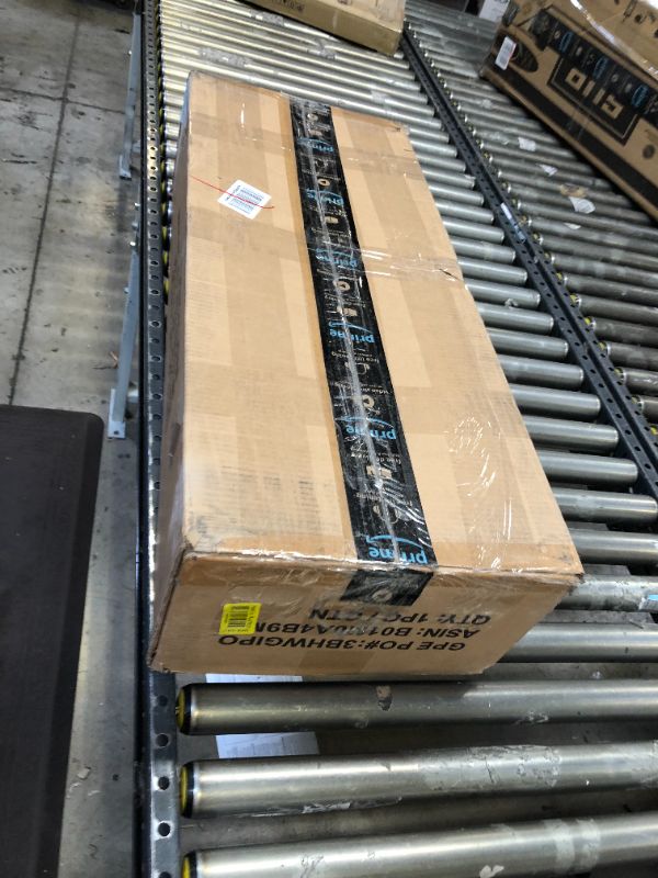 Photo 3 of Amazon Basics 5-Shelf Adjustable, Heavy Duty Storage Shelving Unit (350 lbs loading capacity per shelf), Steel Organizer Wire Rack, Chrome (36L x 14W x 72H)
