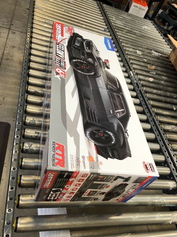 Photo 6 of ARRMA 1/7 Felony 6S BLX Street Bash All-Road Muscle Car RTR (Ready-to-Run Transmitter and Receiver Included, Batteries and Charger Required), Black, ARA7617V2T1
needs battery and is missing hardware and small parts
