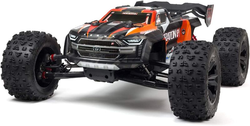 Photo 1 of ARRMA RC Truck 1/5 KRATON 4X4 8S BLX Brushless Speed Monster Truck RTR (Ready-to-Run), Orange, ARA110002T2
USED