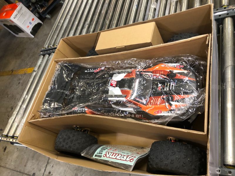 Photo 2 of ARRMA RC Truck 1/5 KRATON 4X4 8S BLX Brushless Speed Monster Truck RTR (Ready-to-Run), Orange, ARA110002T2
USED