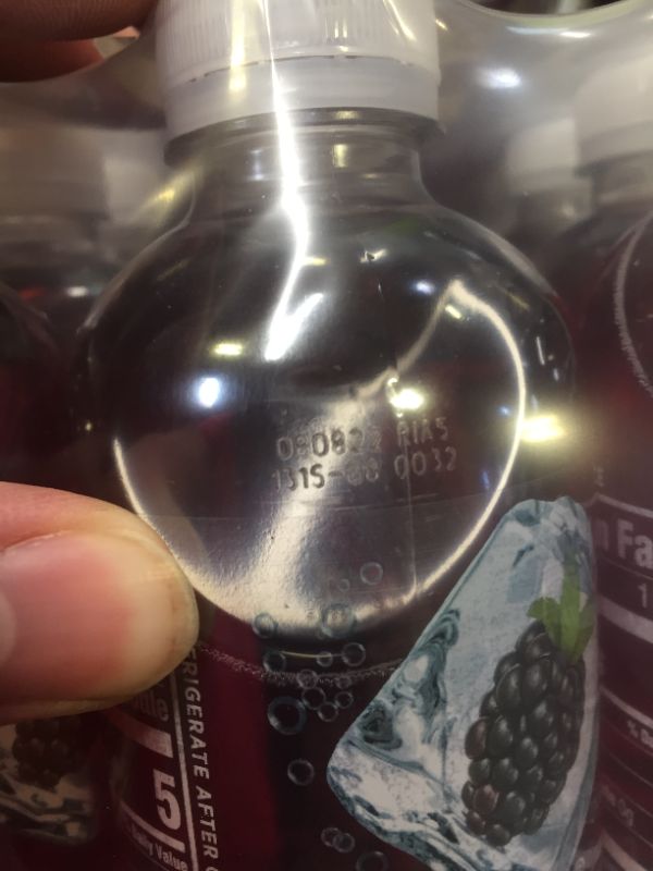 Photo 1 of 2 PK Sparkling ICE, Black Raspberry Sparkling Water, Zero Sugar Flavored Water, with Vitamins and Antioxidants, Low Calorie Beverage, 17 fl oz Bottles (Pack of 12) BEST BY 8/8/22
