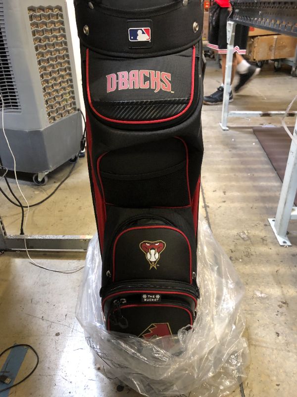 Photo 2 of Arizona Diamondbacks WinCraft Bucket III Cooler Cart Golf Bag-----*Golf clubs not included*