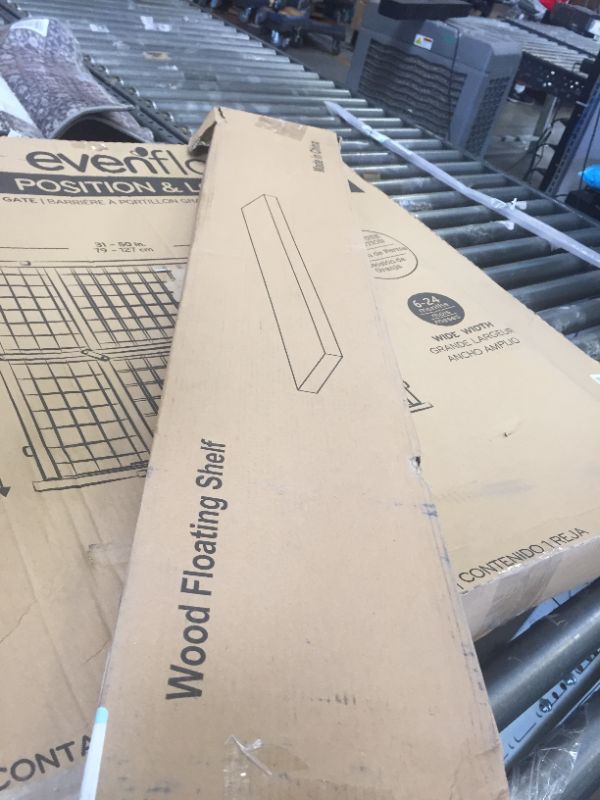 Photo 1 of 36" WALL SHELF, NO HARDWARE., MINOR BOX CUTTER SCRAPE