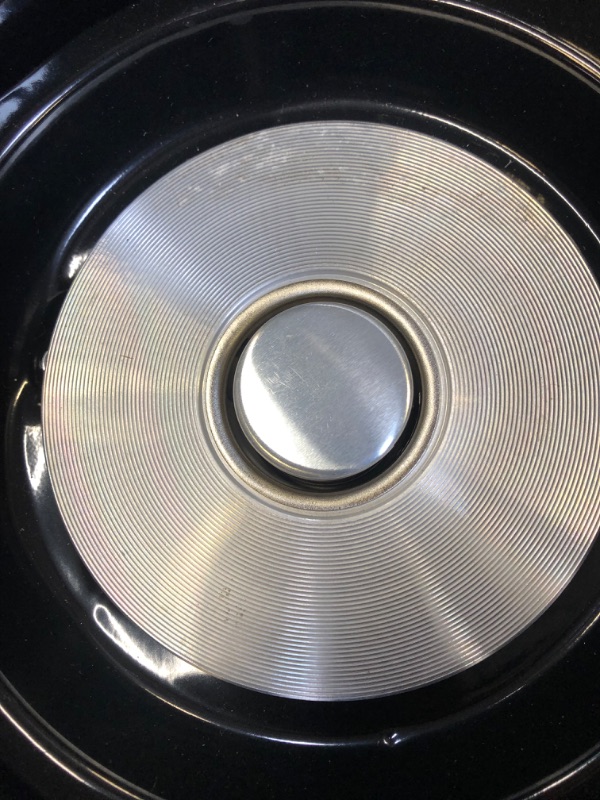 Photo 1 of 6-Cup Black Rice Cooker with Removable Steam Tray-----inside of the cooker has minor damage