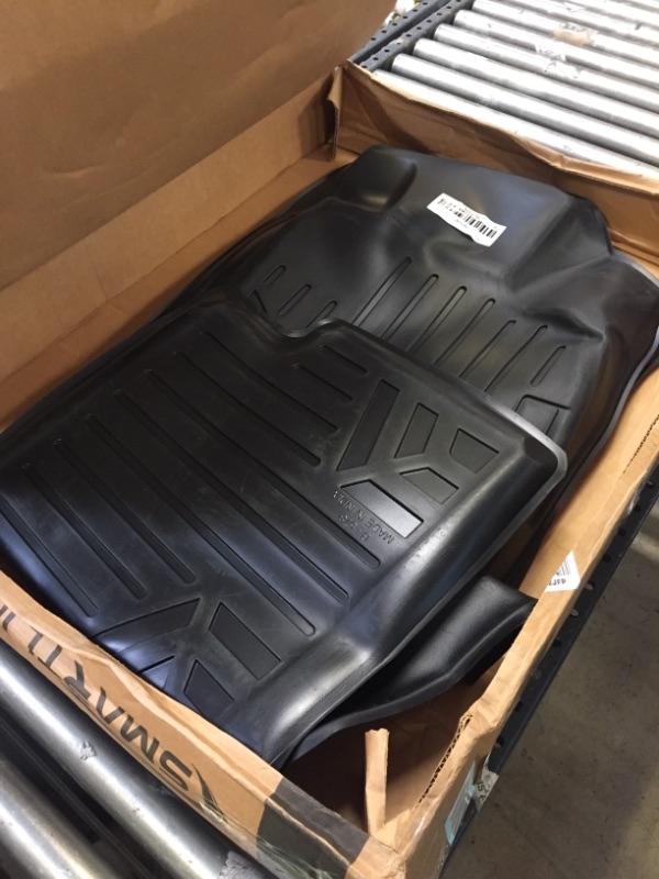 Photo 2 of SMARTLINER Custom Fit All Weather Black 2 Row Floor Mat Liner Set Compatible with 2022-2023 Ford Maverick
