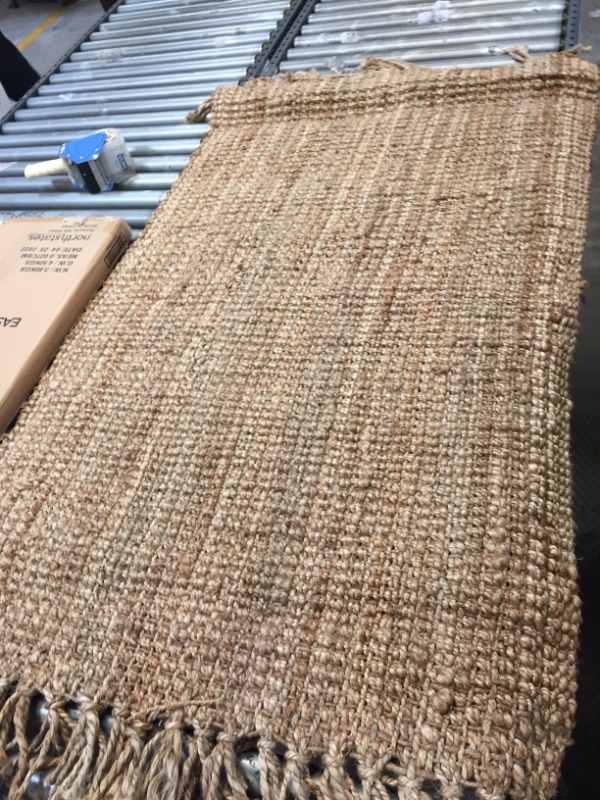 Photo 2 of 36x64 Natural Fiber Collection  Natural NF747A Handmade Farmhouse Premium Jute Accent Rug