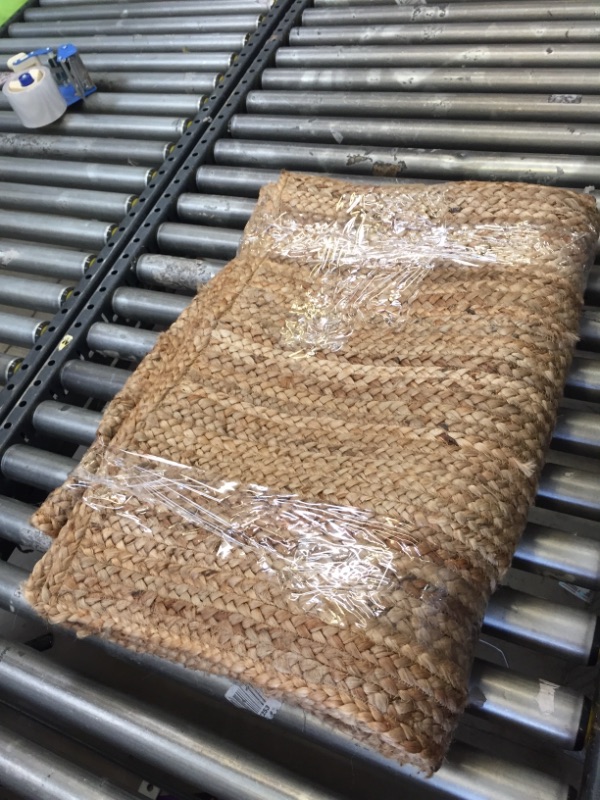 Photo 1 of 72 x 50 Hand Woven Farmhouse Jute Area Rug
