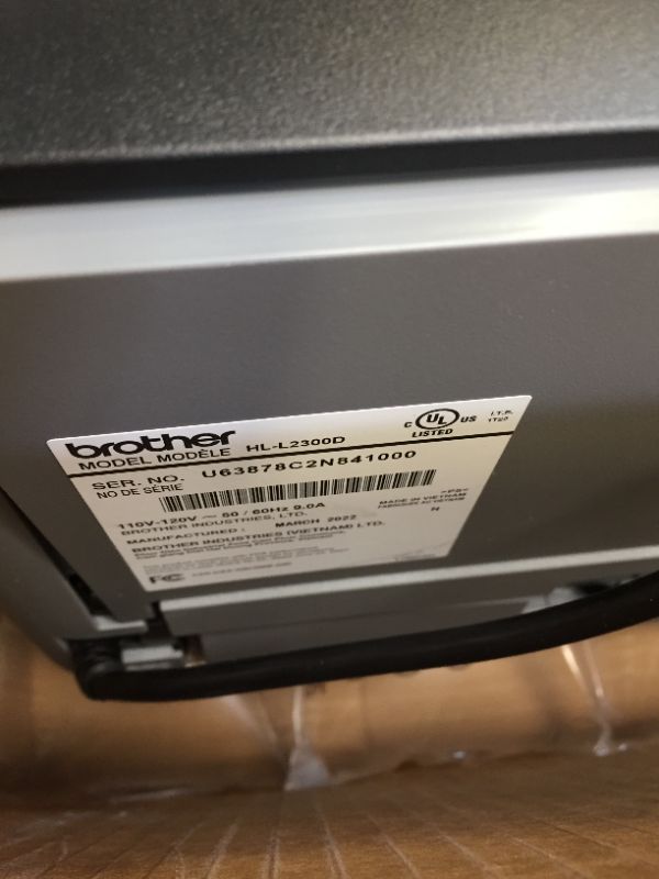 Photo 2 of Brother HL-L2300D printer
