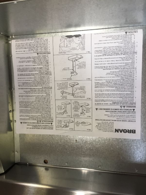 Photo 1 of 424204 Stainless Steel Range Hood Stainless 