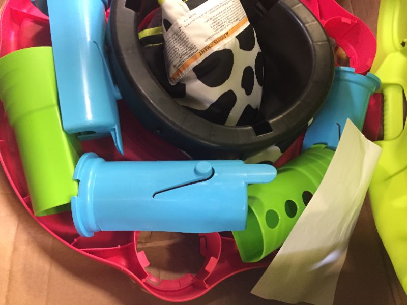 Photo 4 of Evenflo Exersaucer Bounce Learn Activity Center, Moovin Groovin, MISSING SOME SMALLER ACCESSORIES 