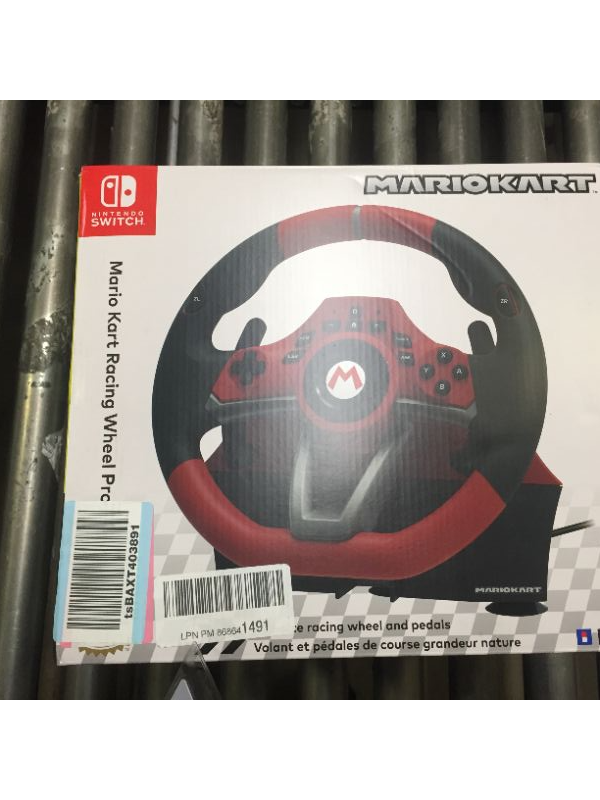 Photo 2 of Hori Mario Kart Racing Wheel Pro Deluxe for Nintendo Switch MISSING FOOT PEDALS