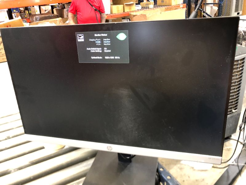 Photo 2 of HP 24mh FHD Monitor - Computer Monitor with 23.8-Inch IPS Display (1080p) - Built-In Speakers and VESA Mounting - Height/Tilt Adjustment for Ergonomic Viewing - HDMI and DisplayPort - (1D0J9AA#ABA)
