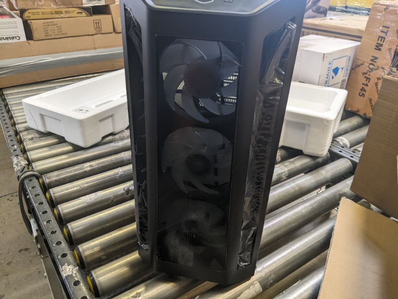 Photo 4 of Cooler Master MasterBox MB530P ATX Mid-Tower with Three Tempered Glass Panel, Front Side Mesh Intakes, Three 120mm ARGB Lighting Fans