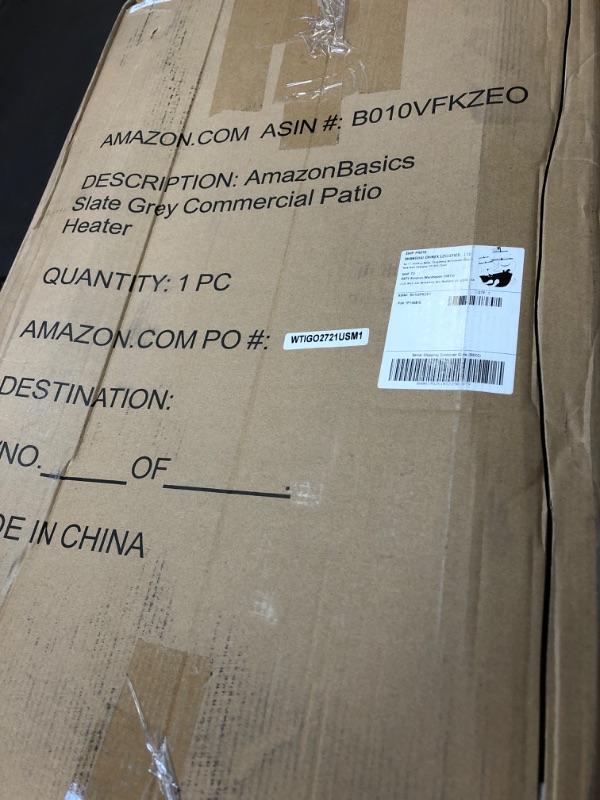 Photo 4 of AmazonBasics Commercial Outdoor Patio Heater, Slate Grey