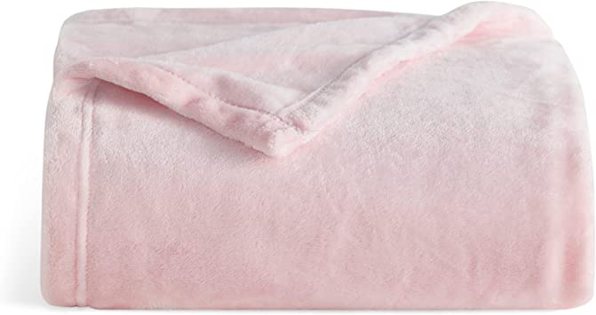Photo 1 of Bedsure Fleece Blanket Throw Blanket Pink - 300GSM Throw Blankets for Couch, Sofa, Bed, Soft Lightweight Plush Cozy Blankets and Throws for Toddlers, Kids, Girls
