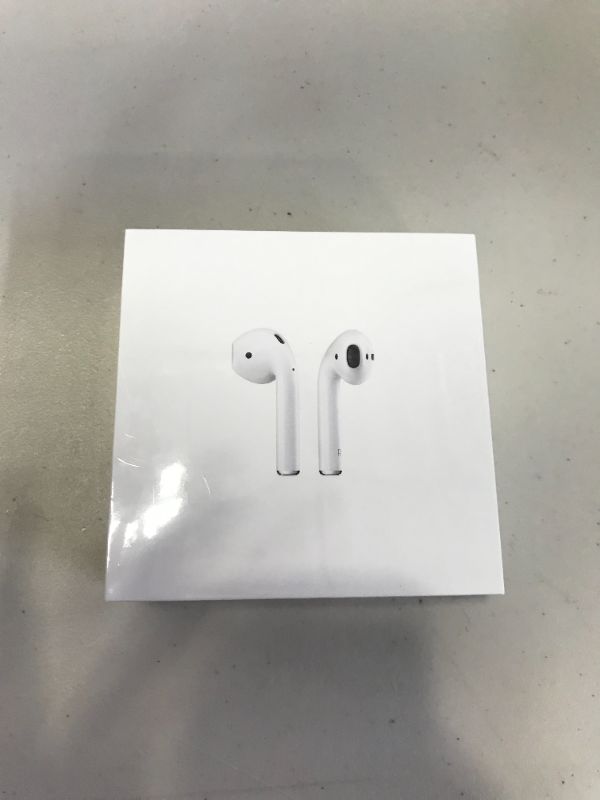 Photo 2 of Apple AirPods (2nd Generation) Wireless Earbuds with Lightning Charging Case Included. Over 24 Hours of Battery Life, Effortless Setup. Bluetooth Headphones for iPhone --- FACTORY SEALED 
