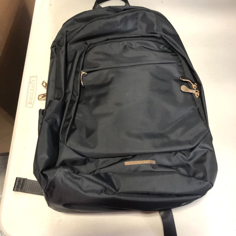 Photo 2 of Laptop Backpack for Women Bookbag School Bag for Girls LIGHT FLIGHT Book Bags 15.6 inch Computer Backpacks for Travel Work College Black