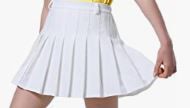 Photo 1 of Joe Wenko Women's Girls Pleated Skirt School Uniform Mini Skirt with Belt Loops, 2 Years - US XL , Size For 8-10 year old 
