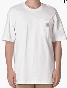 Photo 1 of Carhartt Mens Loose Fit Heavyweight Short-sleeve Pocket T-shirt  -- Size Medium Loose --