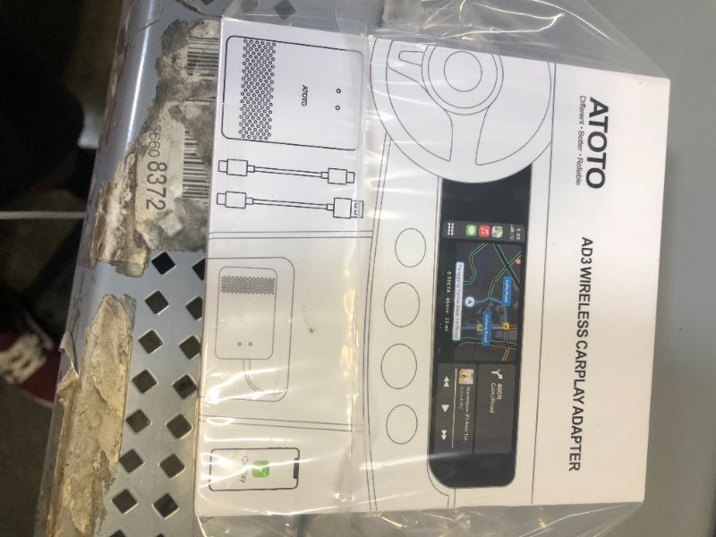 Photo 1 of ATOTO AD3-A Wireless CarPlay Adapter - 2022 Support Online Upgrade Convert Wired into Wireless for Factory Wired CarPlay or Aftermarket Car Stereo, Wireless CarPlay Dongle, Plug & Play, Auto Connect.
