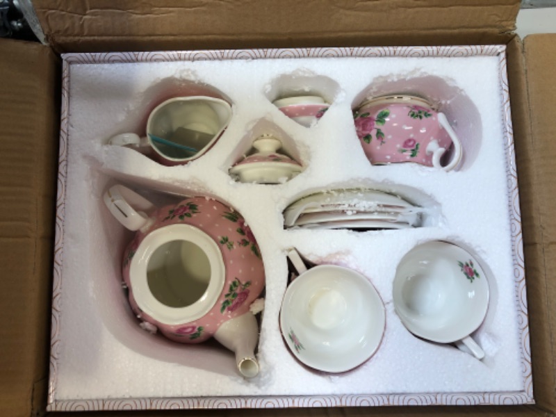 Photo 2 of BTaT- Floral Tea Set