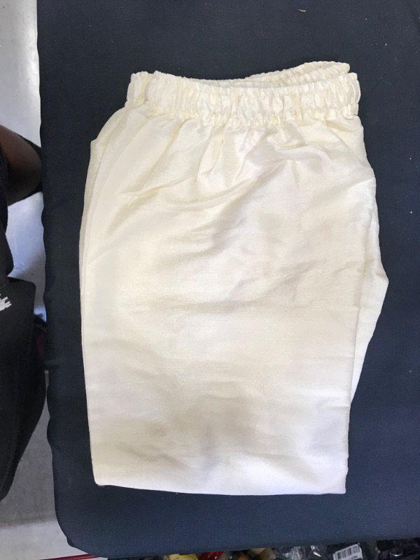 Photo 2 of COOFANDY Mens Linen Loose Casual Lightweight Elastic Waist Yoga Beach Pants  --Size Xl --