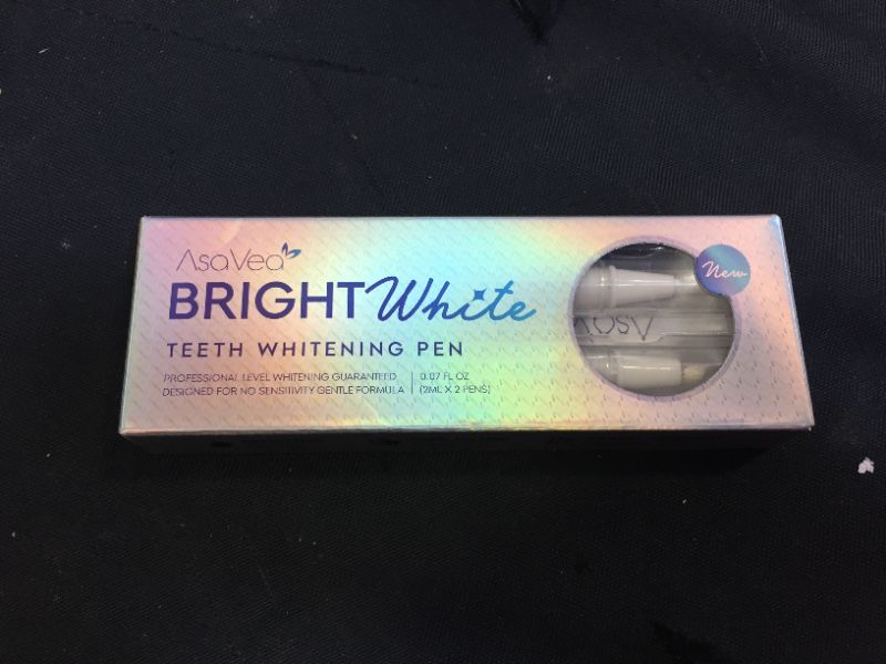 Photo 2 of AsaVea Smile Teeth Whitening Pen - Effective and Painless, Remove Years of Stains, No Sensitivity, Beautiful White Smile (2 Teeth Whitening Gel Pen)
best by 10/2023