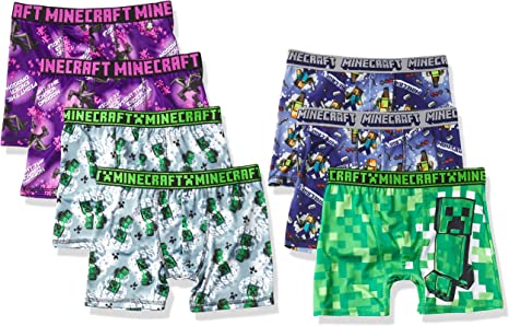 Photo 1 of 3 PACK Minecraft Boys' Briefs and Boxer Briefs available in Multiple Pack Sizes in size 12
