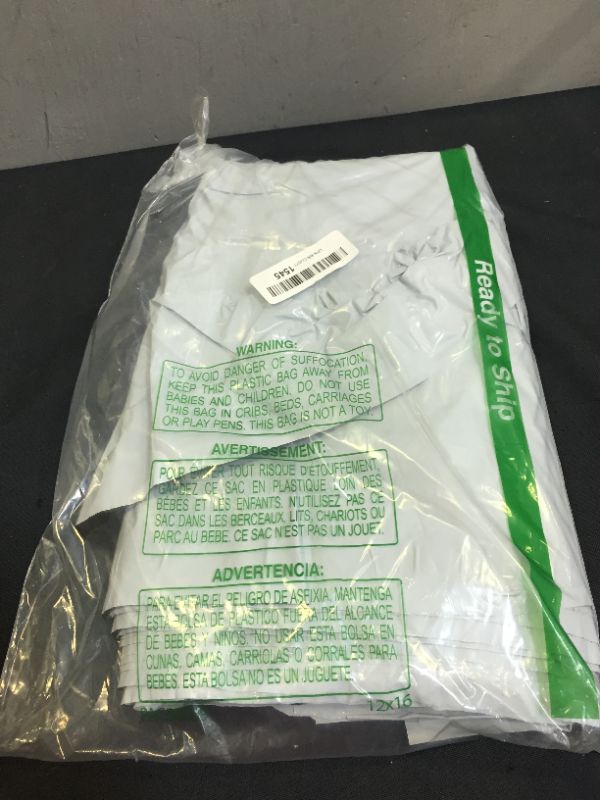 Photo 1 of Fu Global 24X24 Inches White Poly Mailers Envelopes Shipping Bags Self Adhesive Waterproof Postal Bags (50pc)