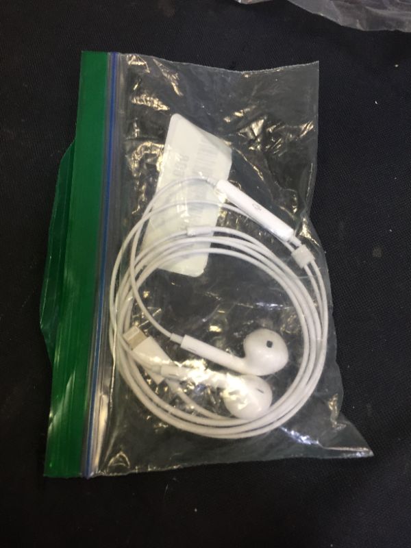 Photo 2 of Lighting Connector Earbuds Earphone Wired Headphones Headset with Mic and Volume Control