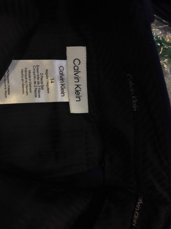 Photo 2 of Calvin Klein Boys' 2-Piece Formal Suit Set size 14