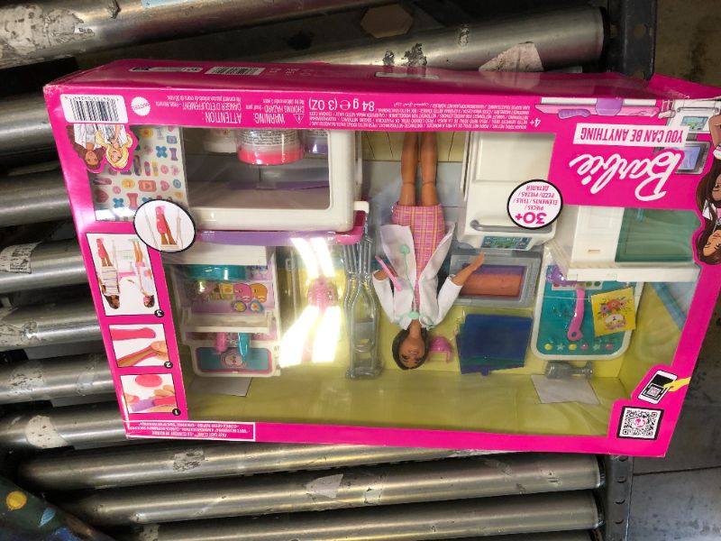 Photo 2 of ?Barbie Careers Medical Doctor Doll Playset, BOX DMG 

