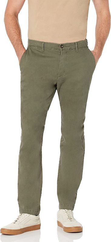 Photo 1 of Amazon Essentials Men's Athletic-Fit Casual Stretch Khaki Pant (42WX28L)