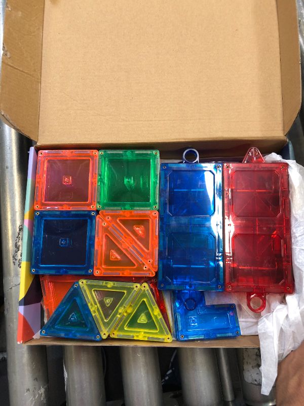 Photo 3 of 60 PCS 3D Magnetic Blocks Magnetic Tiles - Magnet Building Tiles | Magnetic Tiles Toy Building Sets | Magnetic Building Blocks | Kids Magnet Toys for Kids | Magnetic Tiles for Kids | Magna t Blocks
