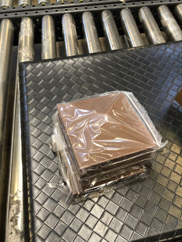 Photo 1 of Azdele 6x6 Aluminum Pyramid Post Caps Cover for 6x6 Nominal Wood Post(Actual 5.5" x 5.5" Wood Post), with Matte Finish Powder Coated Surface, for Fences Wood Post of Decks or Corridors(Brown, 4Pack)
