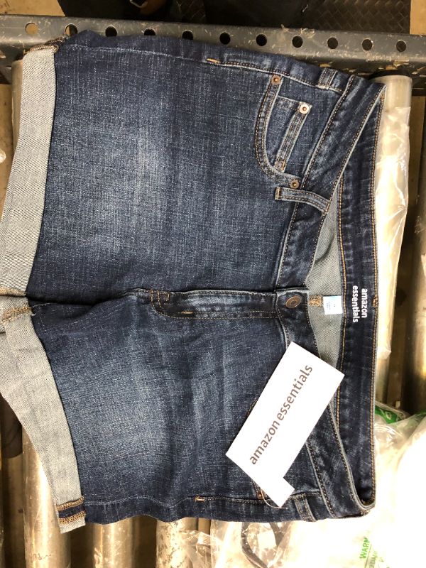 Photo 2 of Amazon Essentials Women's 5" Denim Short, SIZE 14