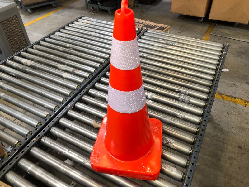 Photo 1 of 28" Traffic Cone; 2 Piece 