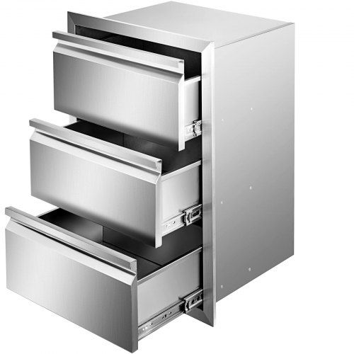 Photo 1 of 19.6" X 26.6" Outdoor Kitchen Drawer Bbq Island Stainless Steel Access Drawers
