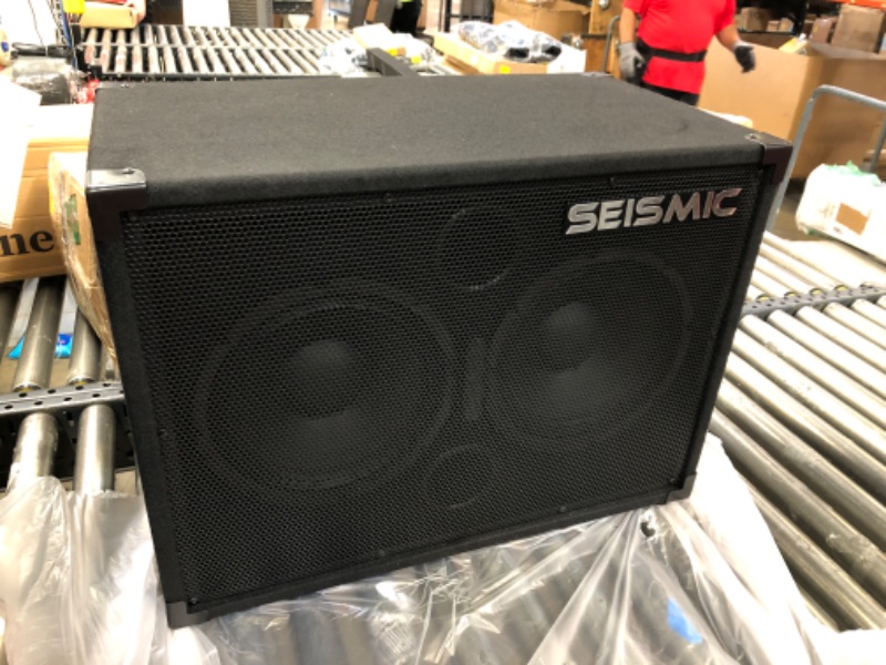 Photo 2 of Seismic Audio 210 Bass Speaker Cabinet PA DJ 200 W New 2x10 Pro Audio