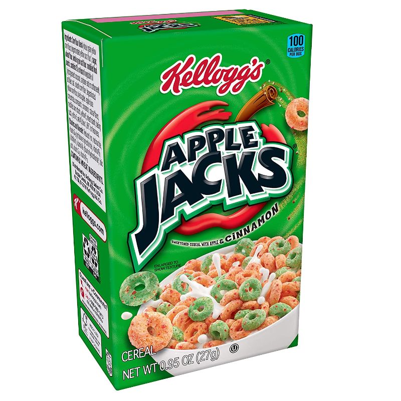 Photo 1 of 
Kellogg's Apple Jacks Breakfast Cereal, Original, .95oz (70 Count)
AUG -14-2022